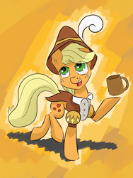 Size: 900x1200 | Tagged: safe, artist:chaosmalefic, applejack, smart cookie, earth pony, pony, female, mare, solo