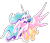 Size: 2477x2126 | Tagged: safe, artist:alazak, princess celestia, alicorn, pony, cutie mark background, flying, solo