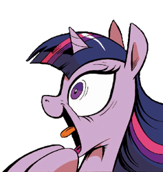 Size: 497x525 | Tagged: safe, derpibooru import, idw, twilight sparkle, twilight sparkle (alicorn), alicorn, pony, excited twilight meme, exploitable, female, mare, solo