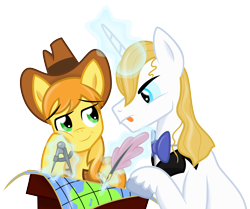 Size: 4000x3350 | Tagged: dead source, safe, artist:catnipfairy, braeburn, prince blueblood, earth pony, pony, unicorn, blueburn, concentrating, crack shipping, gay, male, map, shipping, simple background, stallion, tongue out, transparent background, vector