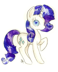 Size: 645x799 | Tagged: safe, artist:chiuuchiuu, rarity, pony, unicorn, simple background, solo, traditional art, transparent background