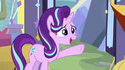 Size: 1920x1080 | Tagged: safe, screencap, starlight glimmer, pony, unicorn, a horse shoe-in, female, mare, solo