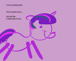 Size: 3000x2400 | Tagged: safe, artist:pikapetey, derpibooru import, twilight sparkle, solo, stylistic suck