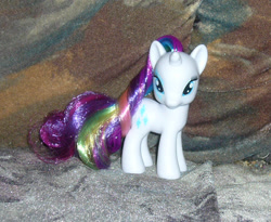 Size: 832x681 | Tagged: safe, artist:fizzy--love, rarity, irl, photo, rainbow power, solo, toy