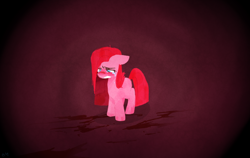 Size: 1280x808 | Tagged: safe, artist:gmrqor, pinkie pie, earth pony, pony, crying, pinkamena diane pie, sad, solo