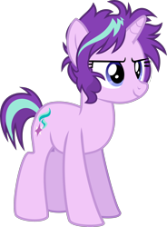 Size: 2098x2850 | Tagged: safe, artist:slb94, starlight glimmer, pony, unicorn, alternate hairstyle, female, mare, messy mane, simple background, solo, transparent background, vector