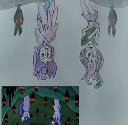 Size: 540x526 | Tagged: safe, artist:lunaart, screencap, starlight glimmer, twilight sparkle, twilight sparkle (alicorn), alicorn, human, horn, horned humanization, humanized, scene interpretation, traditional art, winged humanization, wings