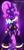 Size: 1000x2100 | Tagged: safe, artist:shad0w-galaxy, rarity, pony, unicorn, ahri, blacklight, clothes, female, k/da, league of legends, mare, neon, purple background, simple background, socks, solo, standing, stockings, thigh highs