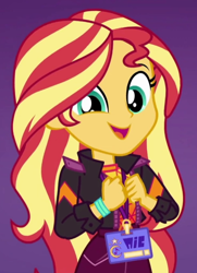 Size: 494x683 | Tagged: safe, screencap, sunset shimmer, better together, equestria girls, cropped, how to backstage, solo