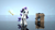 Size: 1920x1080 | Tagged: safe, artist:xixashwillxix, rarity, pony, unicorn, 3d, crate, key, magic, reflection, solo