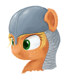 Size: 1117x1234 | Tagged: safe, artist:scootiebloom, applejack, earth pony, pony, armor, female, mare, solo