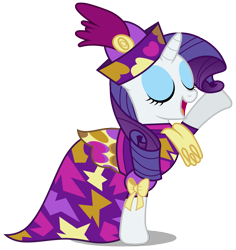 Size: 2835x3000 | Tagged: safe, artist:brony-works, rarity, pony, unicorn, dragon quest, clothes, dress, eyes closed, high res, simple background, solo, transparent background, vector