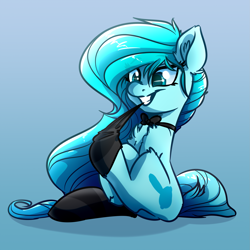 Size: 2449x2449 | Tagged: safe, artist:witchtaunter, oc, oc only, pony, clothes, commission, female, mare, stockings, thigh highs