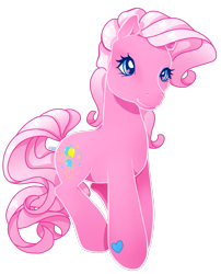 Size: 737x911 | Tagged: safe, artist:prettywitchdoremi, pinkie pie, earth pony, pony, g3, female, mare, pink coat, pink mane, solo