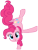 Size: 1441x1882 | Tagged: safe, artist:xxthehtfgodxx, derpibooru exclusive, pinkie pie, earth pony, pony, cute, flexible, simple background, solo, transparent background, vector