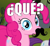 Size: 610x557 | Tagged: safe, pinkie pie, earth pony, pony, image macro, meme, moustache, reaction image, spanish