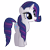 Size: 5000x5000 | Tagged: safe, artist:keytee-chan, derpibooru import, rarity, twilight sparkle, pony, unicorn, absurd resolution, alternate hairstyle, fusion, lipstick, makeup, rarilight, smiling, solo