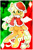 Size: 600x910 | Tagged: safe, artist:wolfyato, applejack, earth pony, pony, braided tail, hat, pixiv, santa hat, solo