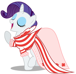 Size: 3075x3000 | Tagged: safe, artist:brony-works, rarity, pony, unicorn, green isn't your color, clothes, dress, eyes closed, high res, simple background, solo, transparent background, vector