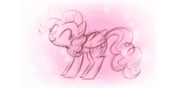 Size: 400x200 | Tagged: safe, artist:lauren faust, artist:the-pony-princess, edit, edited screencap, part of a set, screencap, pinkie pie, earth pony, pony, animated