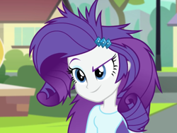 Size: 1024x768 | Tagged: safe, screencap, rarity, equestria girls, player piano, rainbow rocks, jewelry, messy hair