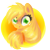 Size: 2000x2000 | Tagged: safe, artist:blueyedred, applejack, earth pony, pony, blonde mane, female, mare, missing accessory, orange coat, solo