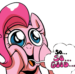 Size: 637x630 | Tagged: safe, idw, pinkie pie, earth pony, pony, comic, simple background, transparent background