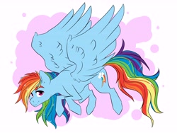 Size: 8000x6000 | Tagged: safe, artist:canisrettmajoris, derpibooru import, rainbow dash, pegasus, pony, female, mare, smiling, solo