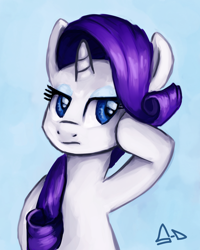 Size: 1600x2000 | Tagged: safe, artist:sevoohypred, rarity, pony, unicorn, bipedal, solo