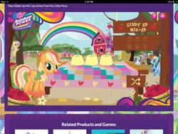 Size: 1024x768 | Tagged: safe, applejack, earth pony, pony, derp, hasbro, rainbow power, wat