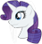 Size: 638x681 | Tagged: safe, artist:tuppkam1, rarity, pony, unicorn, bust, portrait, simple background, solo, transparent background, watermark