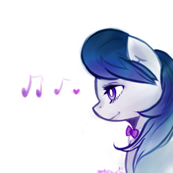 Size: 500x500 | Tagged: safe, artist:modikox, octavia melody, earth pony, pony, female, mare, simple background, solo, white background