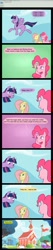 Size: 1035x4878 | Tagged: safe, artist:mr-samson, derpibooru import, fluttershy, pinkie pie, twilight sparkle, twilight sparkle (alicorn), alicorn, earth pony, pegasus, pony, comic, female, implied the talk, mare