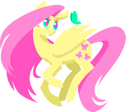 Size: 1719x1522 | Tagged: safe, artist:pixernosse, fluttershy, butterfly, pegasus, pony, simple background, solo, transparent background