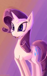 Size: 1125x1800 | Tagged: safe, artist:kanashiipanda, rarity, pony, unicorn, female, mare, smiling, solo