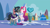 Size: 5400x3000 | Tagged: safe, artist:3d4d, derpibooru import, king sombra, princess amore, alicorn, pony, unicorn, alicornified, alternate universe, crystal empire, crystal heart, female, good king sombra, male, mare, shipping, sombracorn, sombramore, stallion, straight