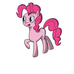 Size: 4096x4096 | Tagged: safe, artist:darksider, pinkie pie, earth pony, pony, absurd resolution, simple background, solo, transparent background