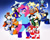 Size: 1280x1024 | Tagged: safe, pinkie pie, earth pony, pony, gemini man, hard man, magnet man, megaman, megamare, needle man, rush, shadow man, snake man, spark man, top man