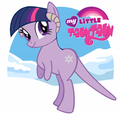 Size: 2500x2362 | Tagged: safe, artist:hansagan, derpibooru import, edit, twilight sparkle, alternate cutie mark, logo, logo edit, my little x, robot chicken, solo, species swap, star wars, tauntaun