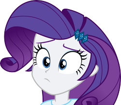 Size: 3455x3000 | Tagged: safe, artist:aqua-pony, rarity, equestria girls, clothes, confused, cute, female, puzzled, raribetes, simple background, solo, transparent background, vector, wat