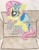 Size: 1670x2141 | Tagged: safe, artist:krazykari, fluttershy, pegasus, pony, box, clothes, filly, socks, solo, striped socks, traditional art, younger