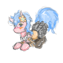 Size: 900x900 | Tagged: safe, artist:slugbox, oc, pony, blushing, ponified