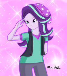 Size: 3000x3400 | Tagged: safe, artist:beatahaim, starlight glimmer, equestria girls, beanie, clothes, hat, solo