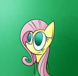 Size: 708x690 | Tagged: safe, artist:mr. rottson, fluttershy, pegasus, pony, clothes, hoodie, solo