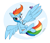 Size: 3012x2583 | Tagged: safe, artist:taurson, derpibooru import, rainbow dash, twilight sparkle, twilight sparkle (alicorn), alicorn, pegasus, pony, cute, dashabetes, drinking, duo, female, floppy ears, mare, micro, soda