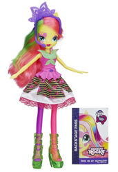 Size: 430x628 | Tagged: safe, fluttershy, equestria girls, rainbow rocks, clothes, doll, irl, official, pantyhose, photo, ponied up, solo, toy