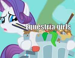 Size: 708x553 | Tagged: safe, rarity, equestria girls, equestria girls drama, low quality bait, op is a cuck, op is trying to start shit, text