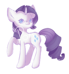 Size: 1024x1102 | Tagged: safe, artist:pone-pon, rarity, pony, unicorn, raised hoof, simple background, solo, transparent background