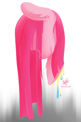 Size: 1000x1500 | Tagged: safe, artist:a35whatever, pinkie pie, earth pony, pony, female, mare, pink coat, pink mane, pinkamena diane pie, solo