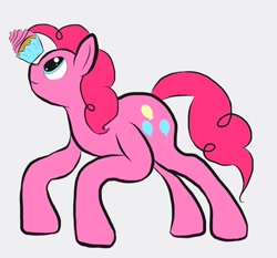 Size: 644x599 | Tagged: safe, artist:will.p, pinkie pie, earth pony, pony, cupcake, female, mare, pink coat, pink mane, solo